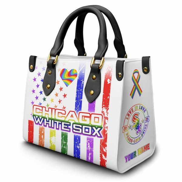 White Sox Happy Pride Month Leather Handbag 2025 3