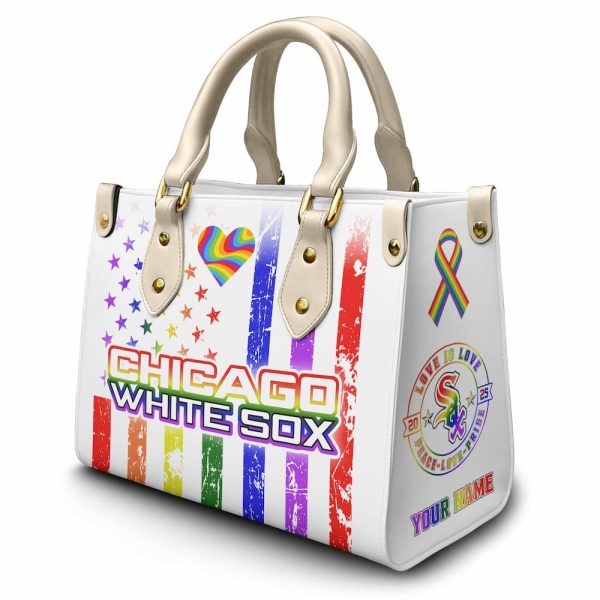 White Sox Happy Pride Month Leather Handbag 2025 4