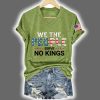 Womens We The People Serve No Kings Print T Shirt 4