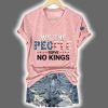 Womens We The People Serve No Kings Print T Shirt 5