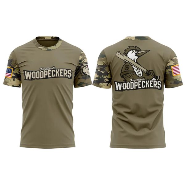 Woodpeckers Military Appreciation Night 2025 Shirt