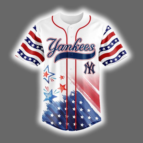 Yankees 2025 4th Of July Independence Day United States Of America Jersey 2