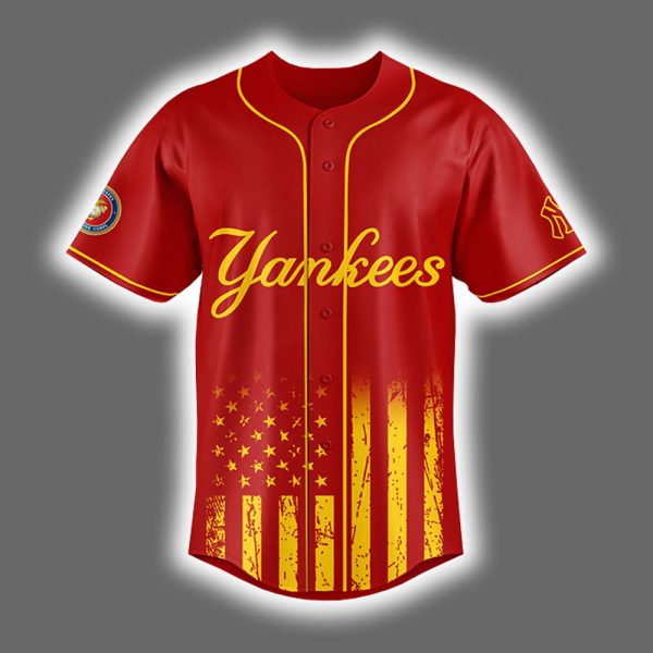Yankees 250th Marine Corps Birthday Jersey 2025 2