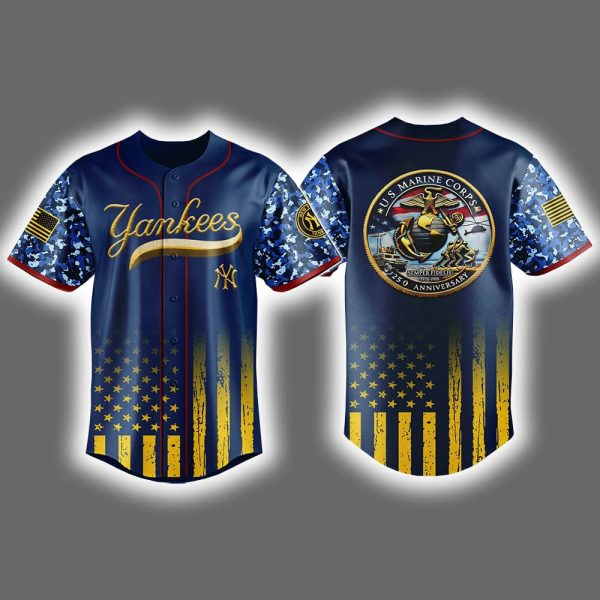 Yankees Celebration USMC 250th Birthday 2025 Jersey