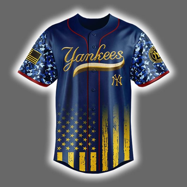 Yankees Celebration USMC 250th Birthday 2025 Jersey 2