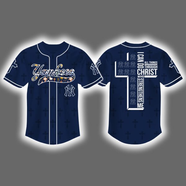 Yankees I Can Do All Things Through Christ Jersey