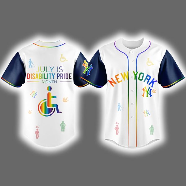Yankees July Is Disability Pride Month 2025 Jersey