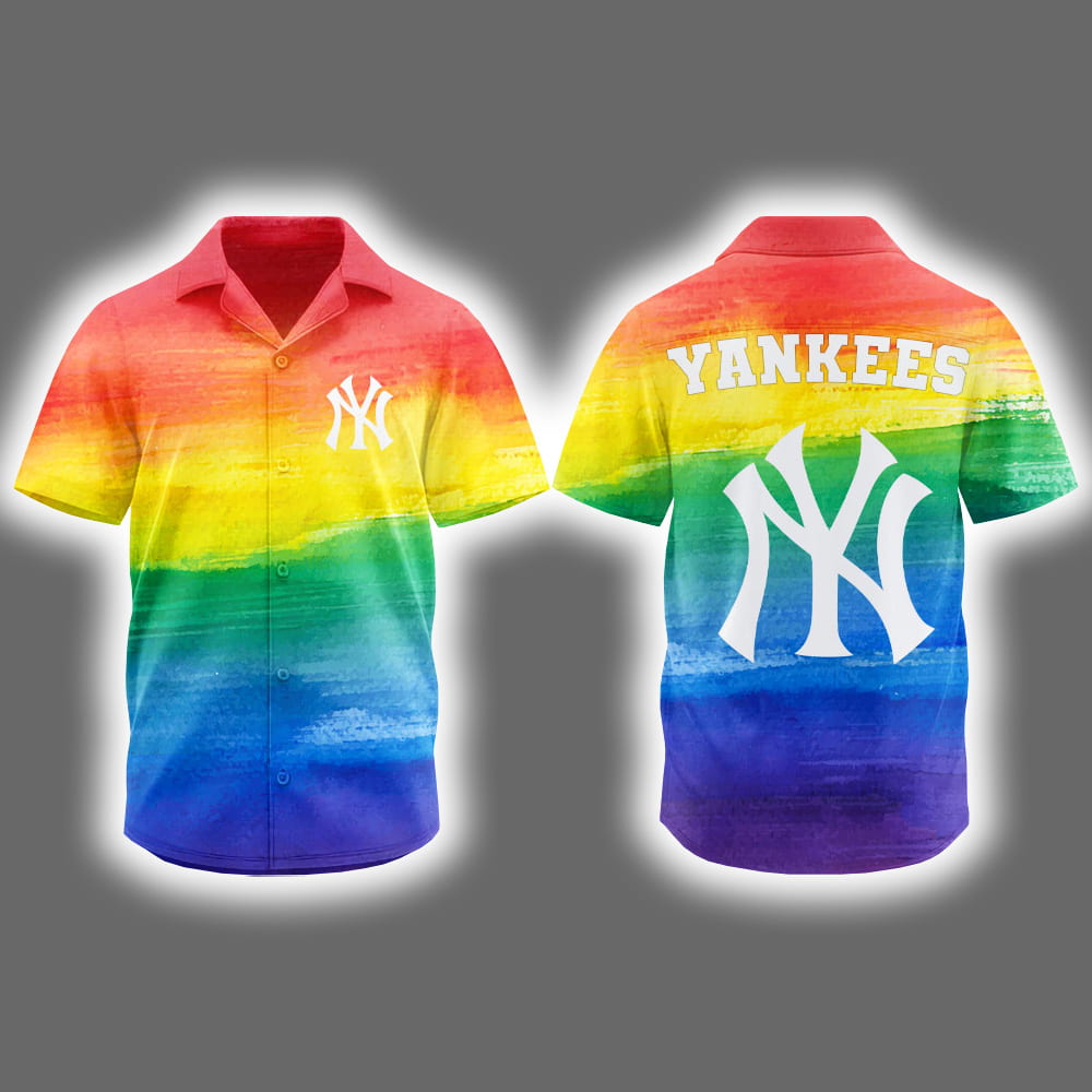 Yankees Pride Month Hawaiian Shirt 2025 Yankees Pride Month Hawaiian Shirt 2025
