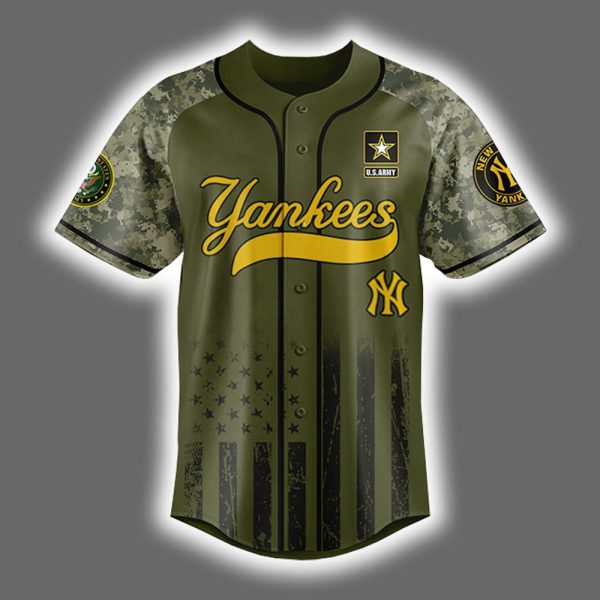 Yankees US ARMY 250th Birthday Celebration Jersey 2025 2