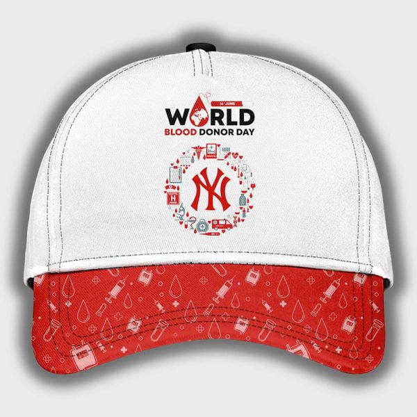 Yankees World Blood Donor Day 2025 Hat