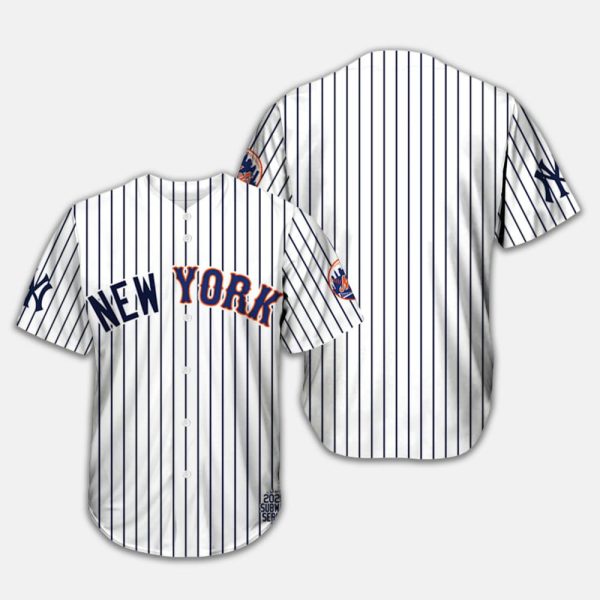 Yankees x Mets 2025 Subway Series Custom Jersey