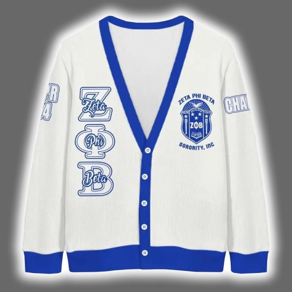 Zeta Phi Beta Sorority Cardigan 2