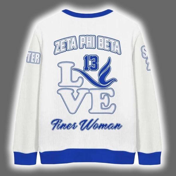 Zeta Phi Beta Sorority Cardigan 3