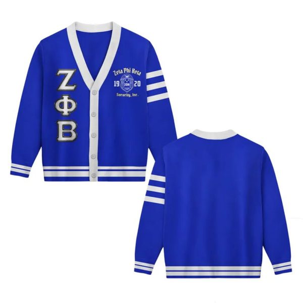 Zeta Phi Beta Sorority INC 1920 Cardigan