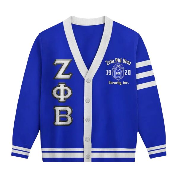 Zeta Phi Beta Sorority INC 1920 Cardigan 2
