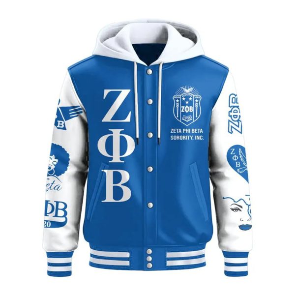 Zeta Phi Beta Sorority INC 1920 Hoodie Jacket 2