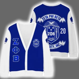 Zeta Phi Beta Sorority 1920 Cardigan