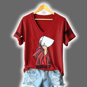 Resist 8647 The Handmaid's Tale Printed Short-Sleeved T-Shirt