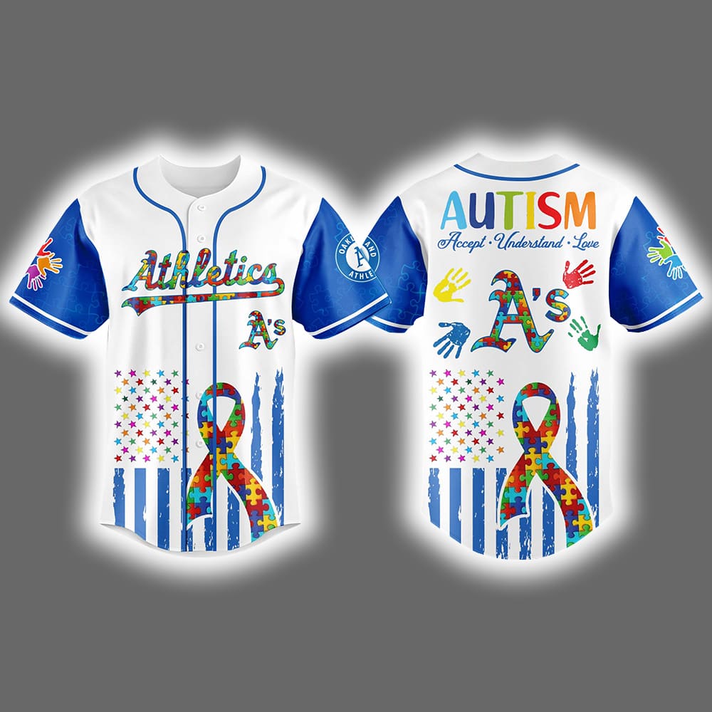 2025 Athletics Autism Awareness Month Celebration Jersey 2025 Athletics Autism Awareness Month Celebration Jersey
