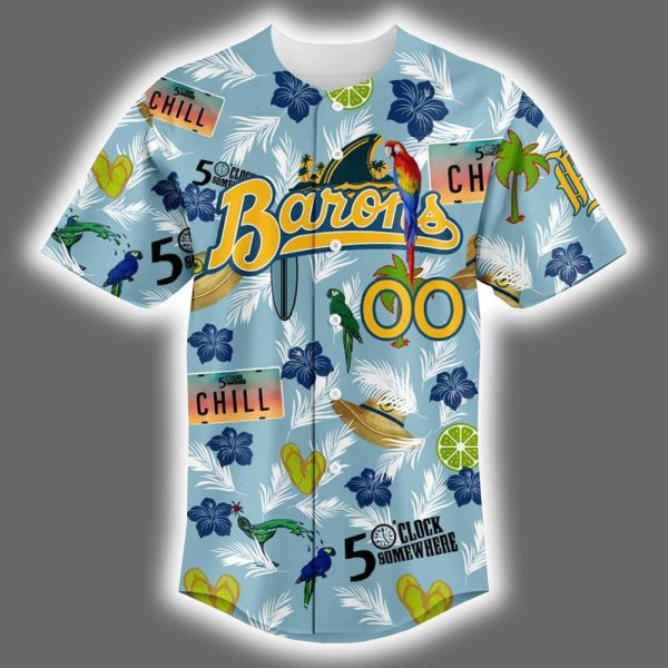 2025 Birmingham Barons Margaritaville Night Jersey Giveaway 2