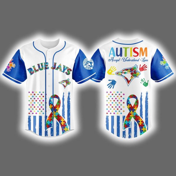 2025 Blue Jays Autism Awareness Month Celebration Jersey