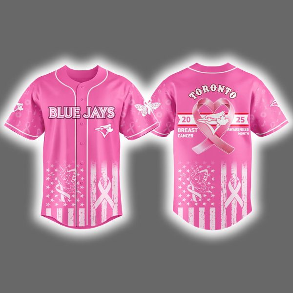 2025 Blue Jays Breast Cancer Awareness Month Jersey