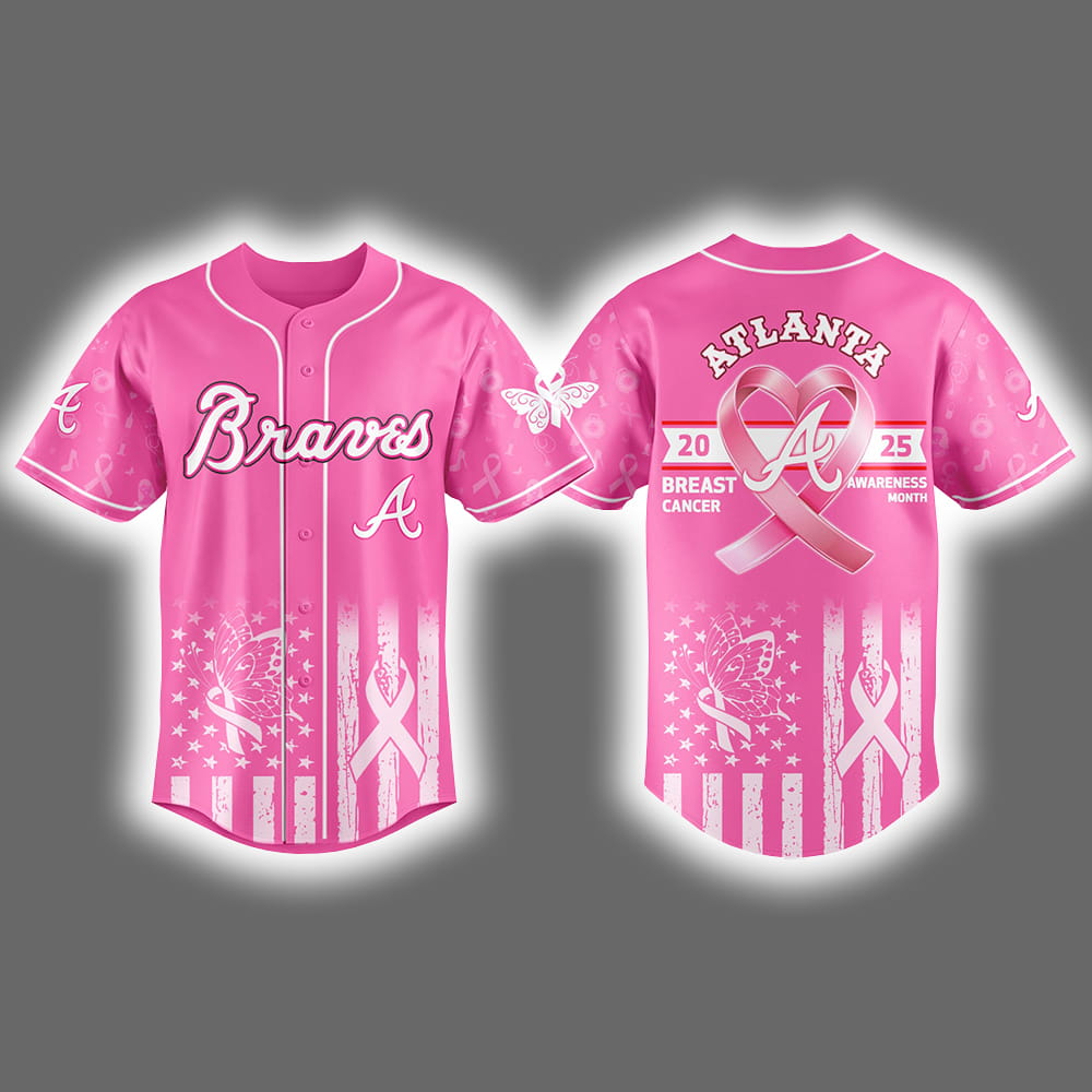 2025 Braves Breast Cancer Awareness Month Jersey 2025 Braves Breast Cancer Awareness Month Jersey