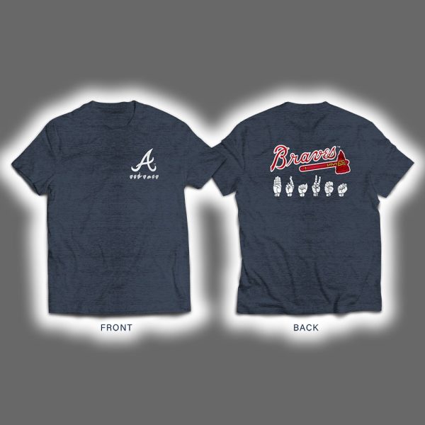 2025 Braves Deaf Awareness Shirt Giveaway