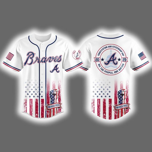2025 Braves Happy Constitution And Citizenship Day Jersey
