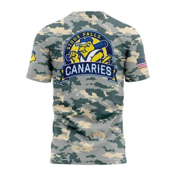 2025 Canaries Military Appreciation Night Shirt 3