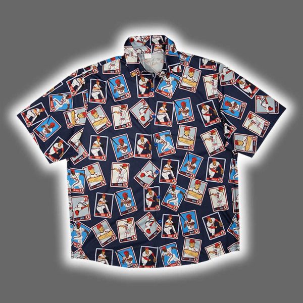 2025 Cardinals HOF Baseball Card Hawaiian Shirt Giveaway