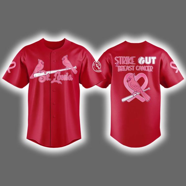 2025 Cardinals x Strike Out Breast Cancer Baseball Jersey