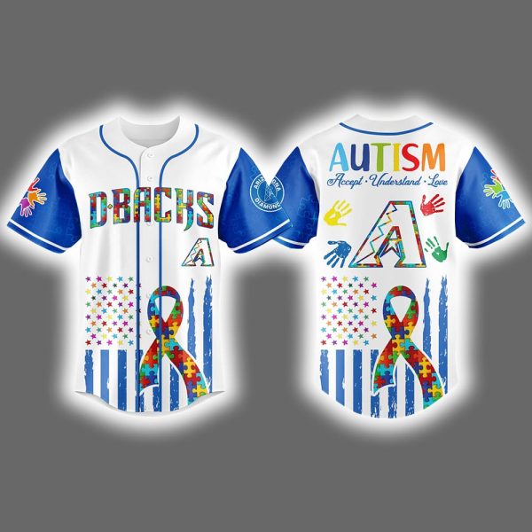 2025 Diamondbacks Autism Awareness Month Celebration Jersey
