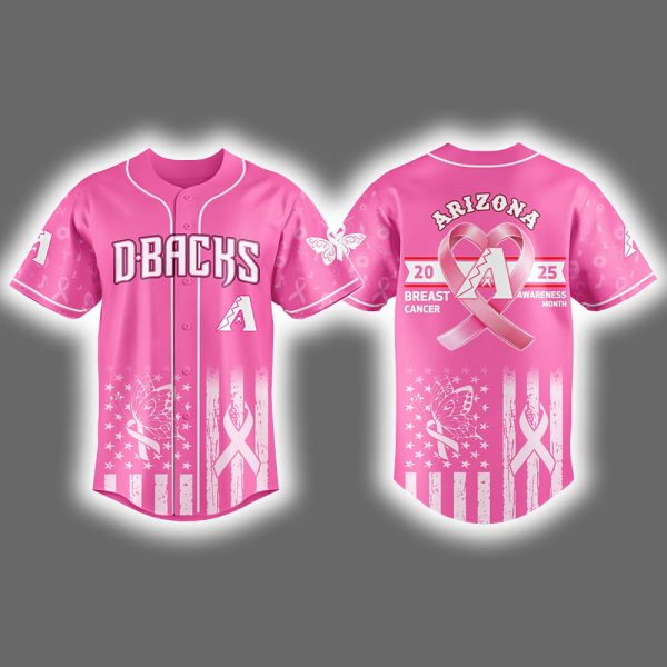 2025 Diamondbacks Breast Cancer Awareness Month Jersey