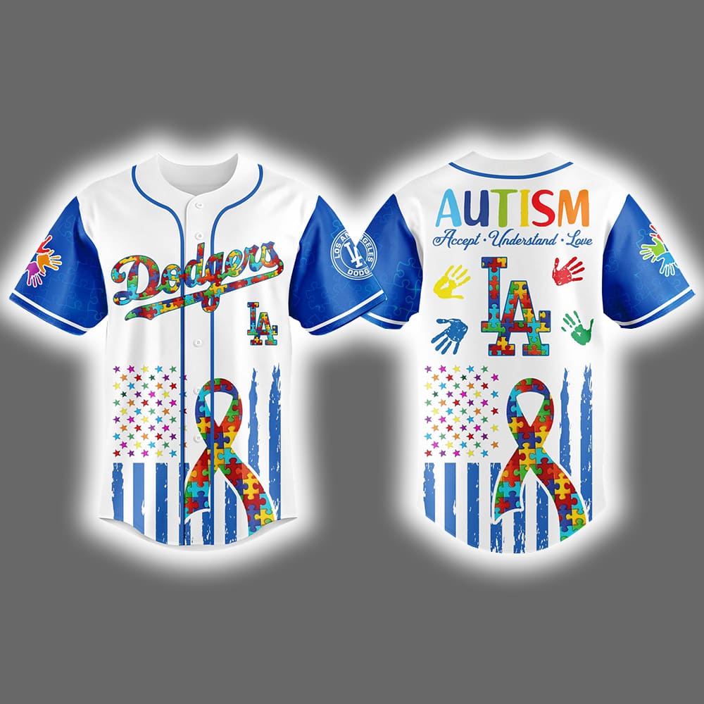 2025 Dodgers Autism Awareness Month Celebration Jersey 2025 Dodgers Autism Awareness Month Celebration Jersey