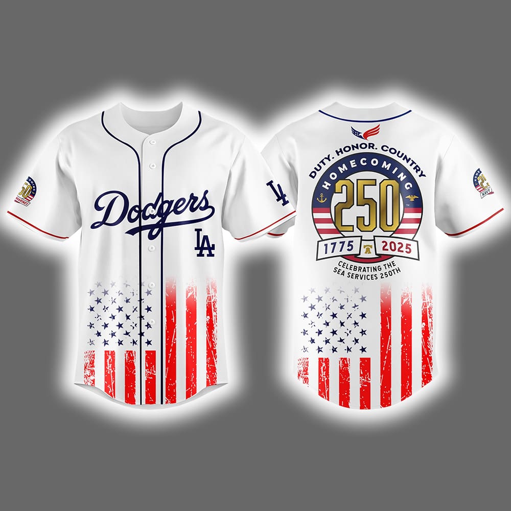 2025 Dodgers Homecoming 250 Legacy Jersey 2025 Dodgers Homecoming 250 Legacy Jersey