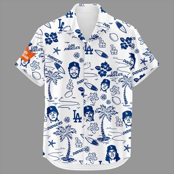 2025 Dodgers Kings Hawaiian Night Shirt 2