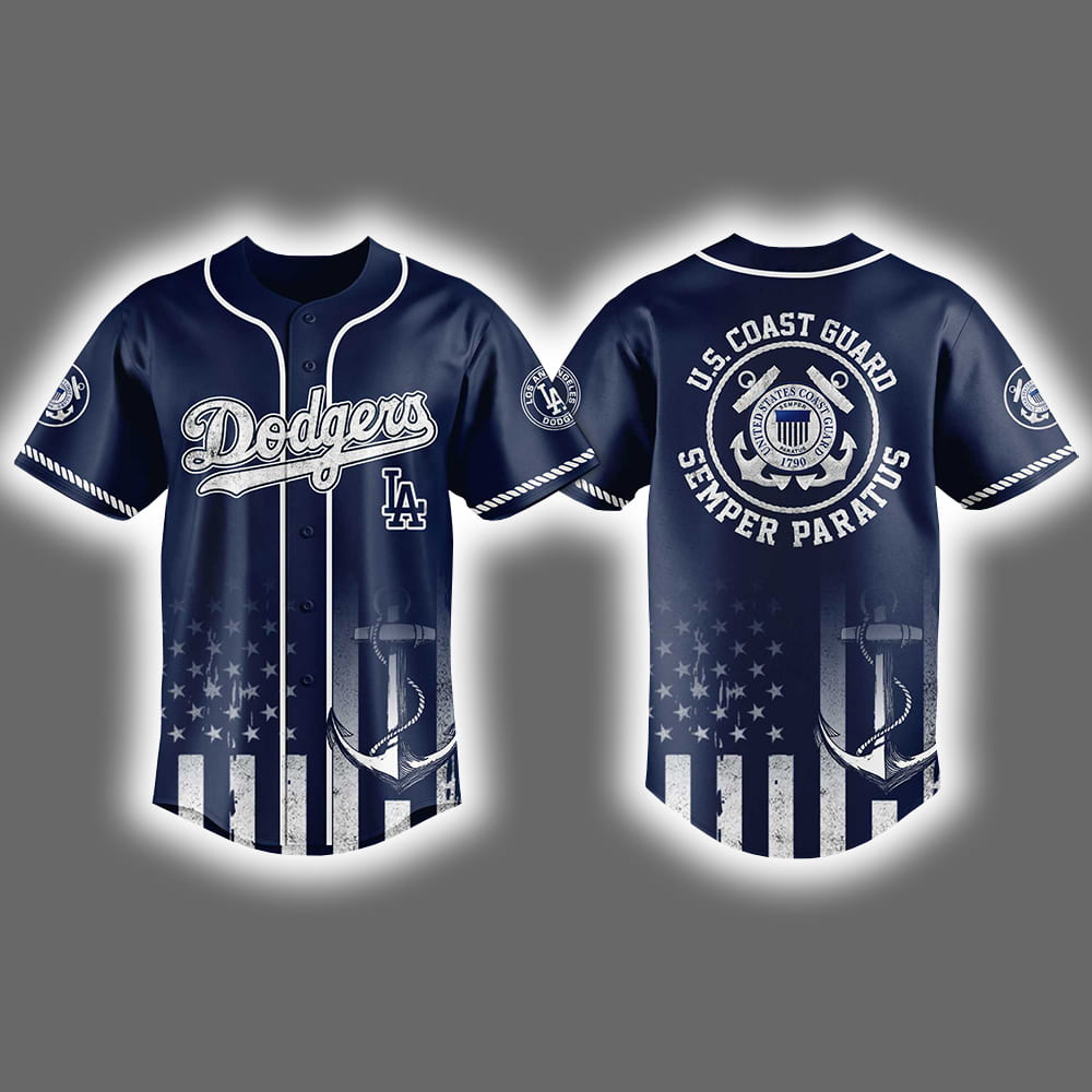 2025 Dodgers US Coast Guard Jersey 2025 Dodgers US Coast Guard Jersey