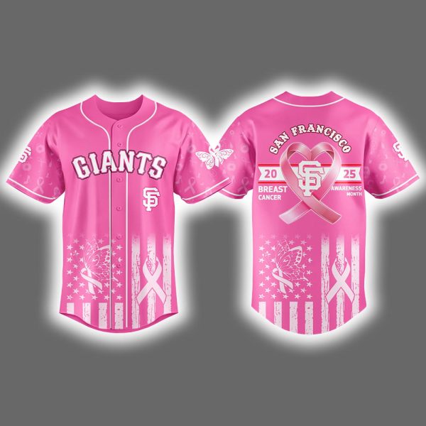 2025 Giants Breast Cancer Awareness Month Jersey