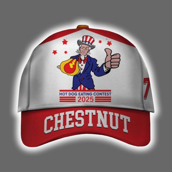 2025 Joey Chestnut 17th Nathan Famous Hot Dog Hat