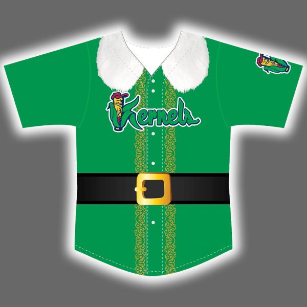 2025 Kernels Elf Night Christmas in July Jersey Giveaway