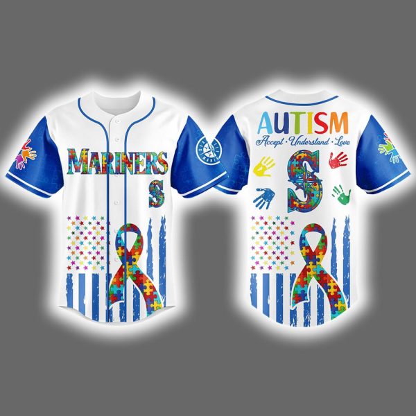 2025 Mariners Autism Awareness Month Celebration Jersey