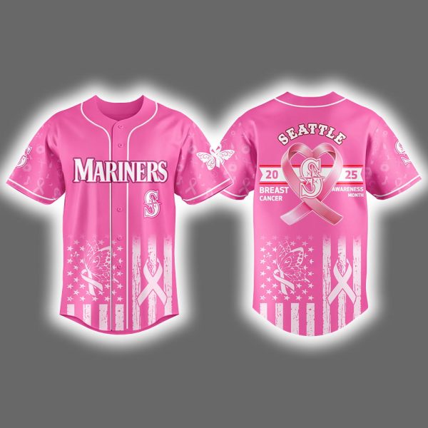 2025 Mariners Breast Cancer Awareness Month Jersey