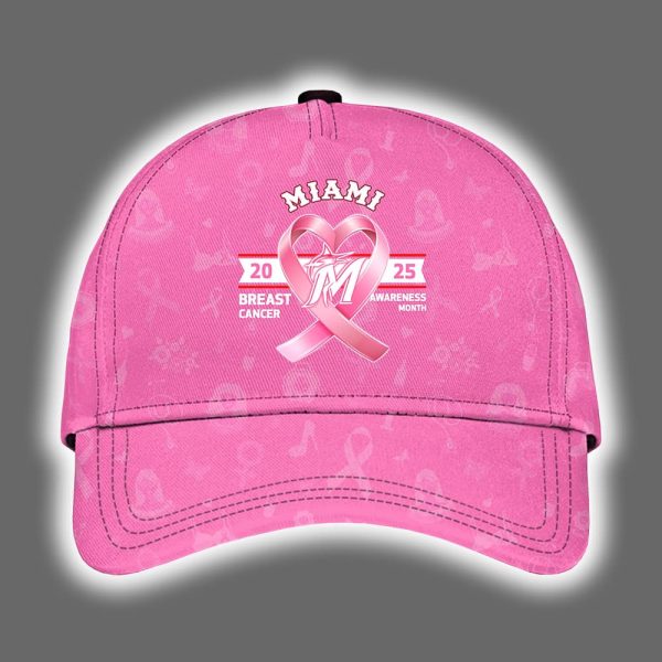2025 Marlins Breast Cancer Awareness Month Jersey 2