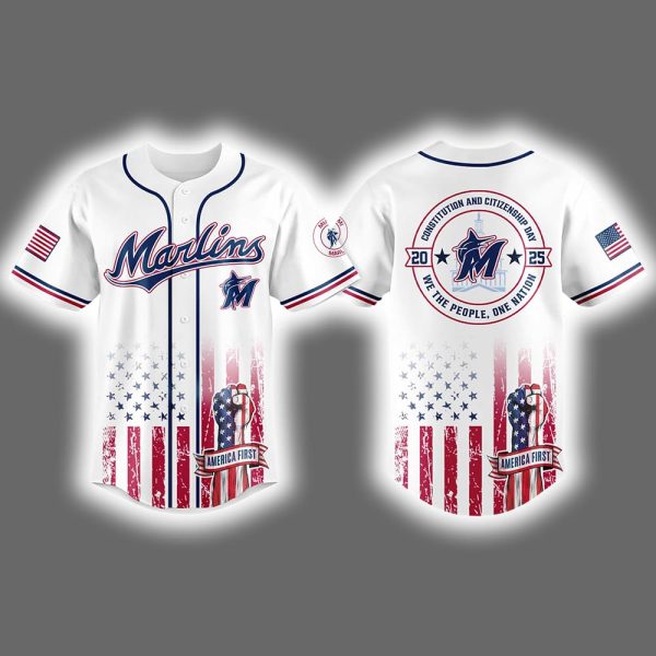 2025 Marlins Happy Constitution And Citizenship Day Jersey