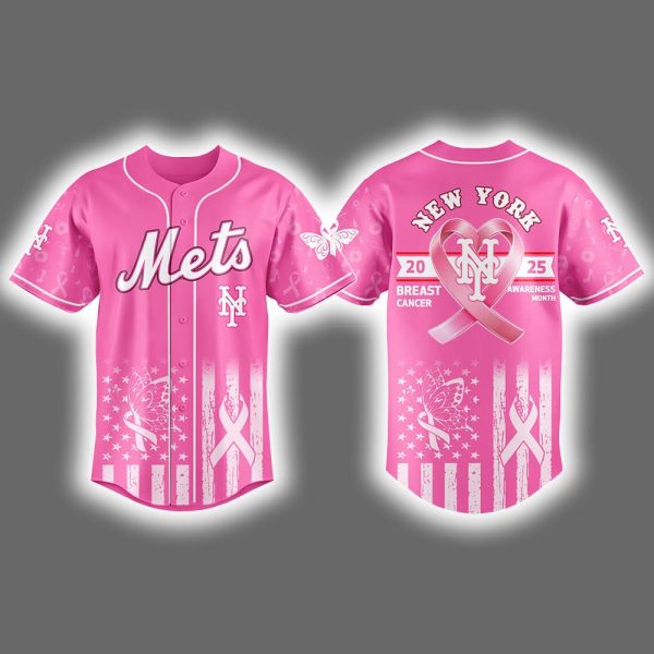 2025 Mets Breast Cancer Awareness Month Jersey
