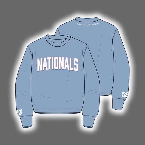 2025 Nationals Ladies Night Sweatshirt Giveaway