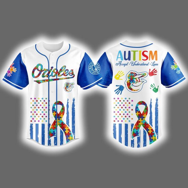 2025 Orioles Autism Awareness Month Celebration Jersey