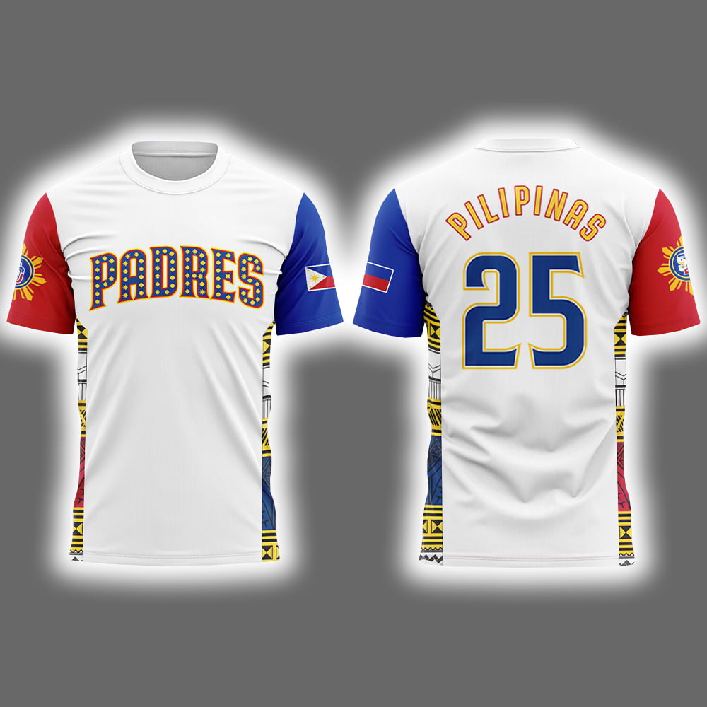 2025 Padres Filipino Heritage Celebration Shirt 2025 Padres Filipino Heritage Celebration Shirt