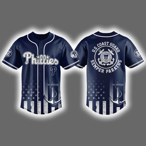 2025 Phillies US Coast Guard Jersey